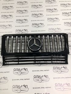 Решетка радиатора на Mercedes G класс W463 GT хром Решетка радиатора на Mercedes G класс W463 GT хром